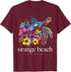 Orange Beach Alabama Florida Sea Turtle Souvenir T-Shirt - T-Shirt | Maroon