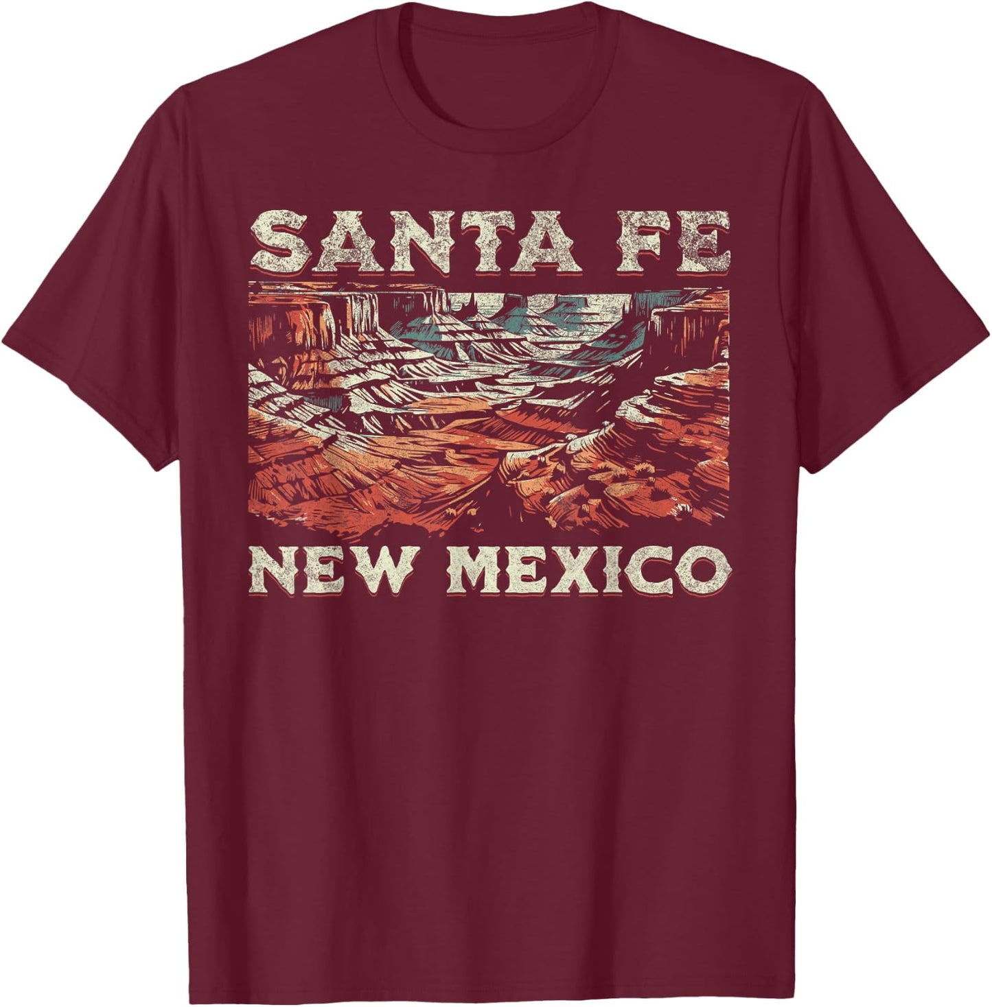 Santa Fe T-Shirt - T-Shirt | Maroon