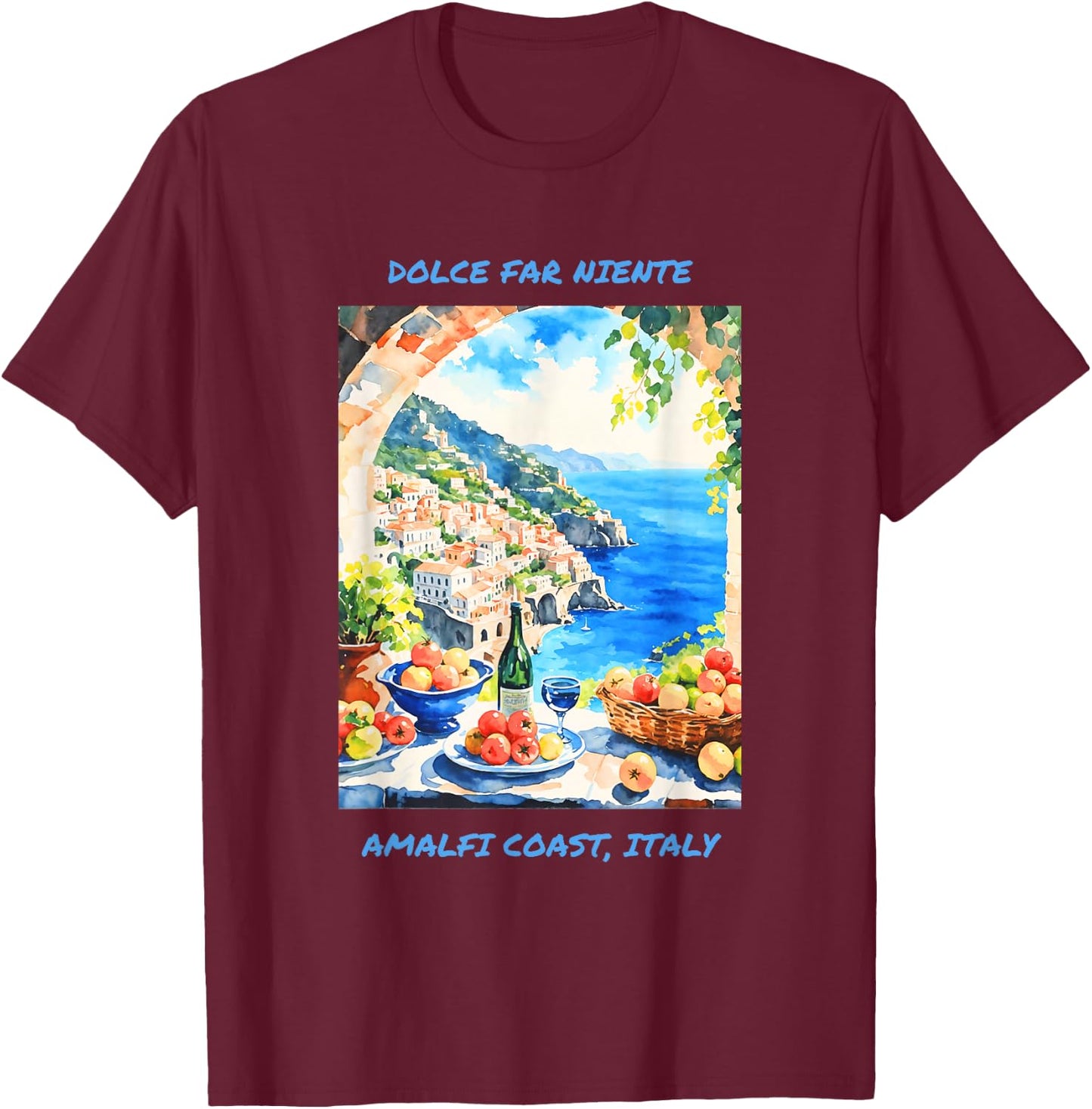 Dolce Far Niente T-Shirt - T-Shirt | Maroon