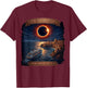 Spain Total Solar Eclipse 2026 Cruise Matching Family T-Shirt - T-Shirt | Maroon
