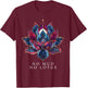 No Mud No Lotus Flower Zen Buddhism Buddhist Buddha Yoga T-Shirt - T-Shirt | Maroon