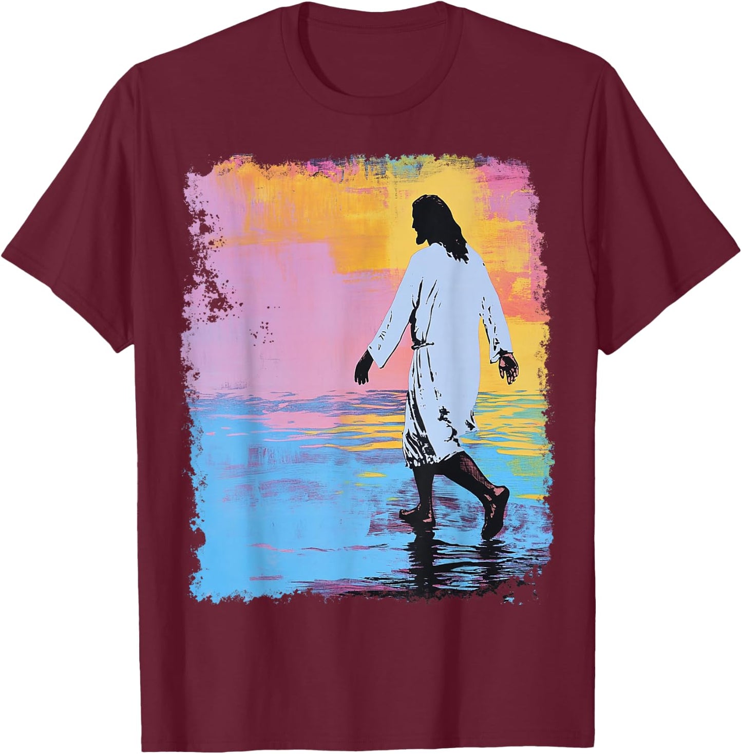 I Love You Jesus Christ T-Shirt - T-Shirt | Maroon