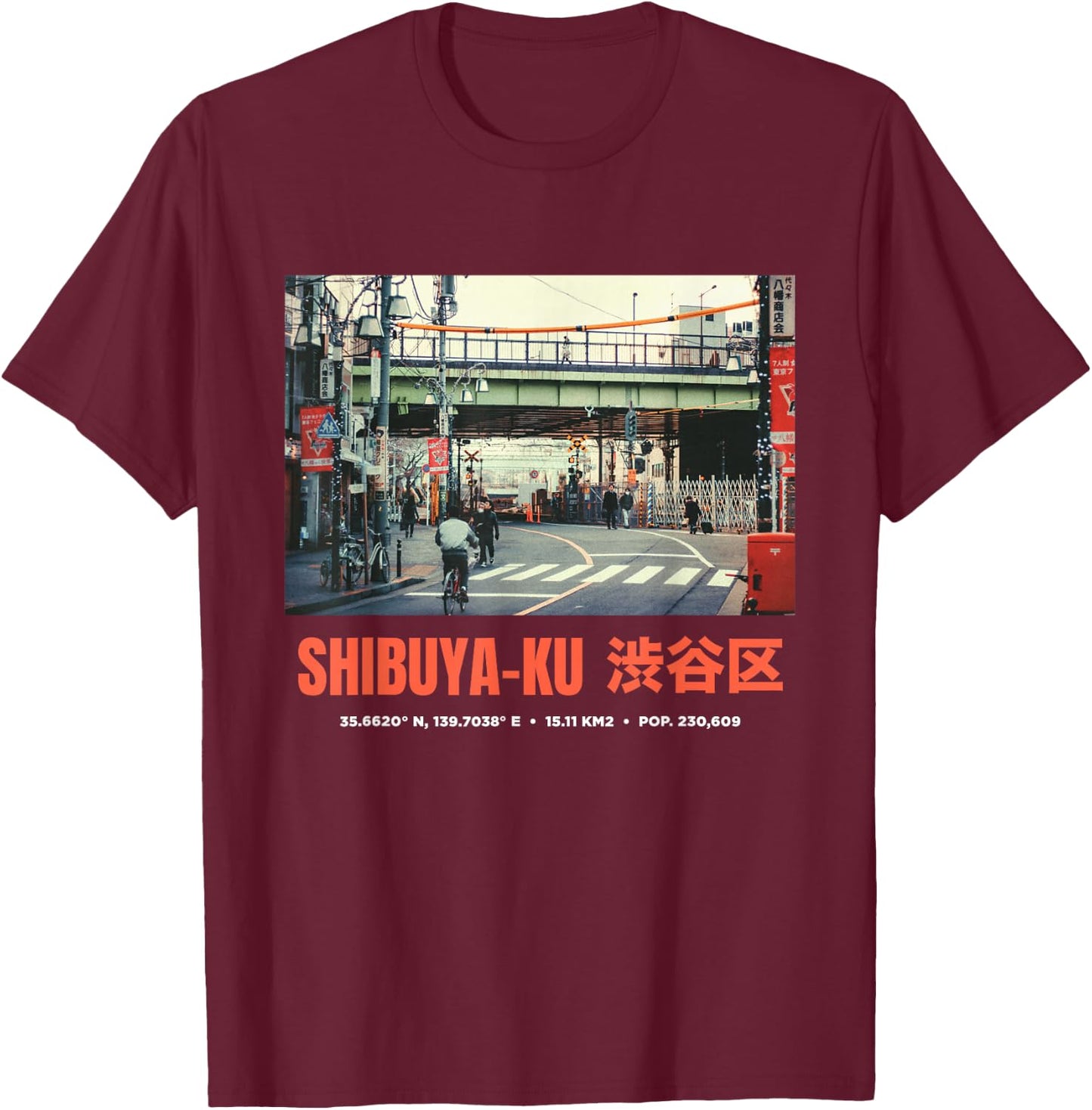 Japanese Tokyo Cyberpunk Art Streetwear Retro T-Shirt - T-Shirt | Maroon