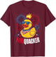 4th of July Duck Firequacker Patriotic Fourth of July Funny Kids Men T-Shirt - T-Shirt | Maroon
