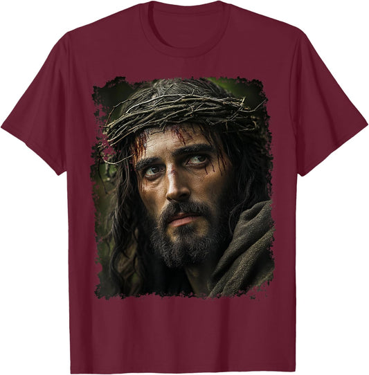 Christian Jesus Christ T-Shirt - T-Shirt | Maroon