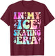 In My Ice Skating Era T-Shirt - T-Shirt | Maroon