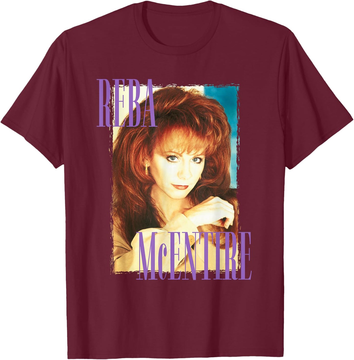 Reba: Greatest Hits Volume Two , Small, Black T-Shirt - T-Shirt | Maroon