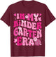 In My Kindergarten Era Teachers Women Back To School Girls T-Shirt - T-Shirt | Maroon