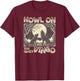 Howl On You Crazy Dingo Full Moon Australian Singing Dog Women T-Shirt - T-Shirt | Maroon