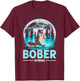 Funny Bober Bóbr Kurwa Moon Polish Beer Kurwa Bober T-Shirt - T-Shirt | Maroon
