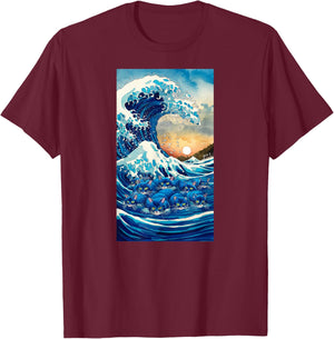 Blue Cats Wave For Kamala T-Shirt - T-Shirt | Maroon