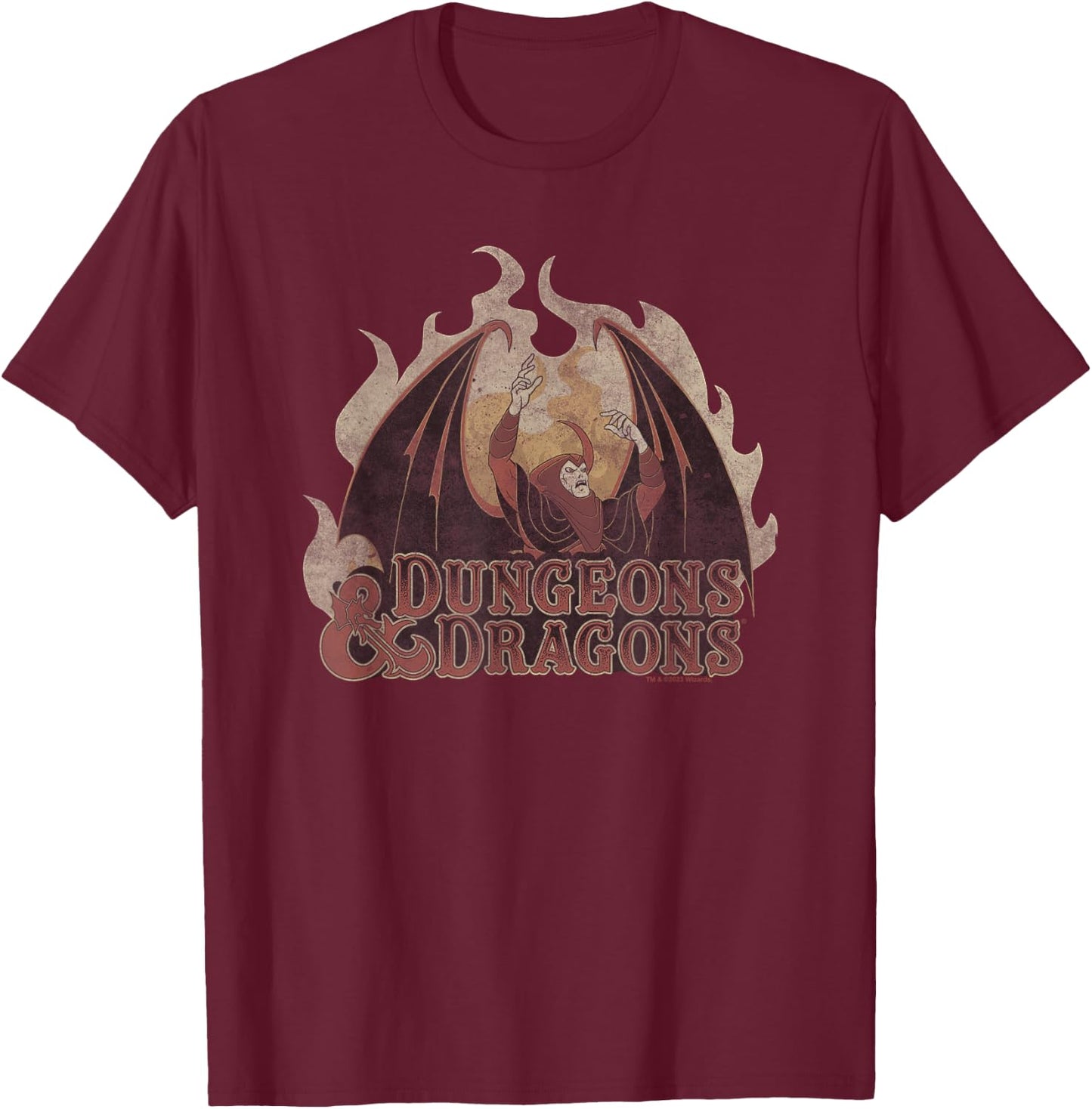 Dungeons & Dragons Venger T-Shirt - T-Shirt | Maroon