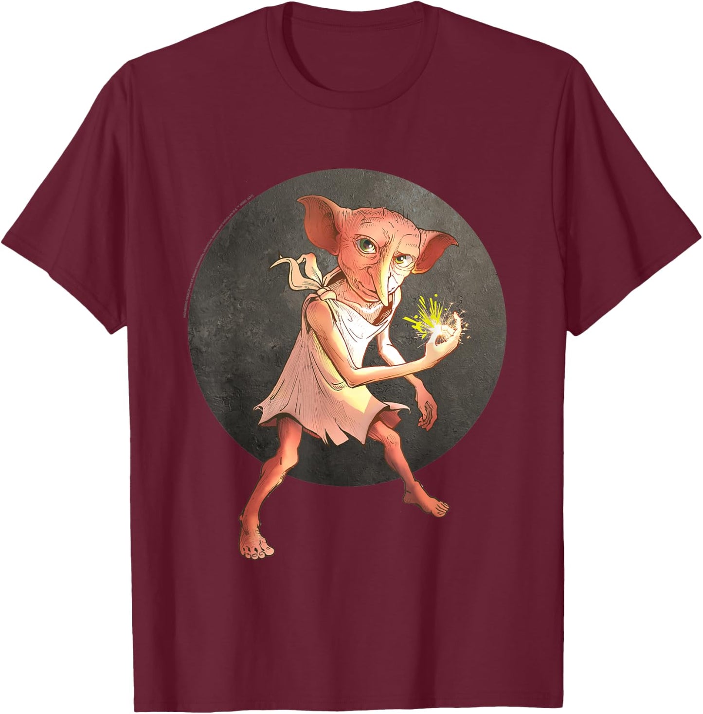 Harry Potter Dobby's House Elf Magic T-Shirt - T-Shirt | Maroon