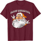 Vintage Tennessee Merry Christmas Santa With Sunglasses T-Shirt - T-Shirt | Maroon