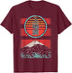 Uechi Ryu Karate Retro Vintage 80s Style T-Shirt - T-Shirt | Maroon