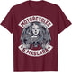 Motorcycles and Mascara Cute Motorcycle Chick Biker Girl T-Shirt - T-Shirt | Maroon