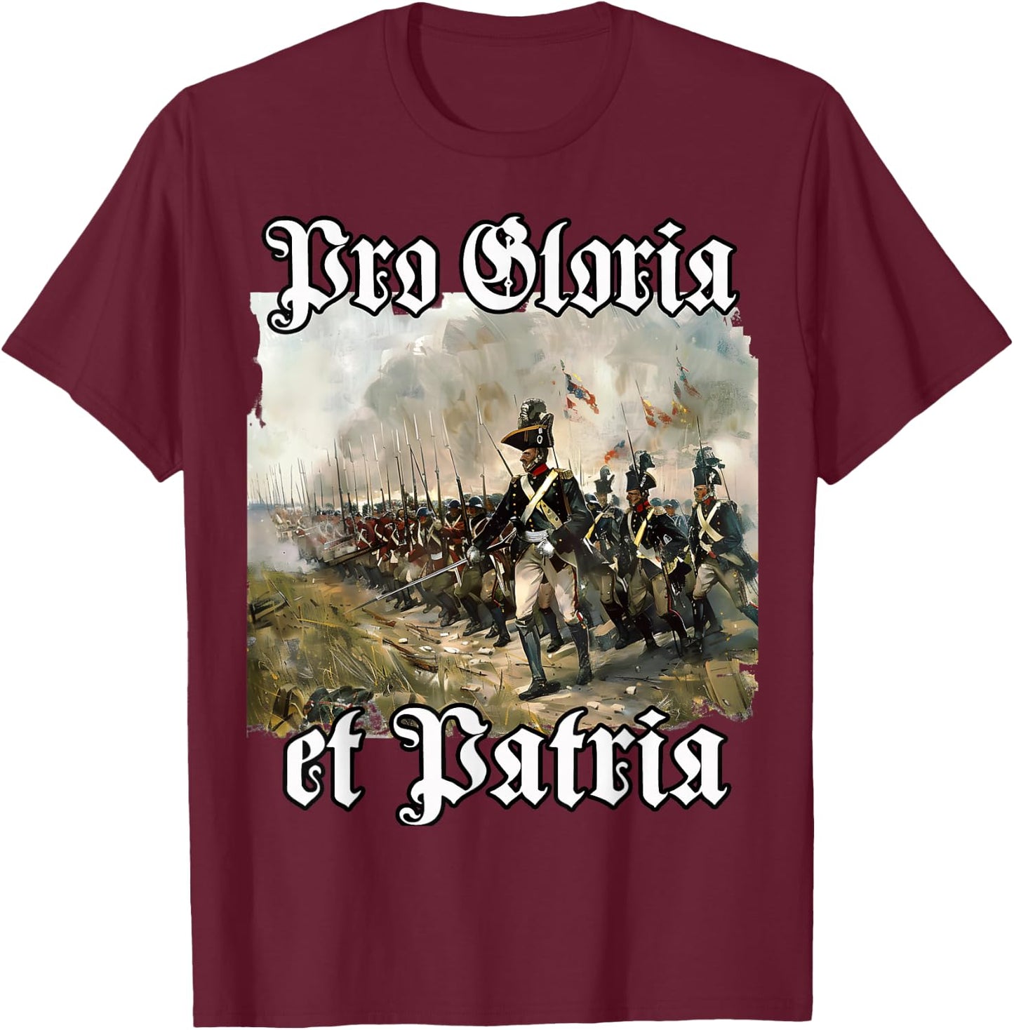 Prussian Line Infantry | Frederick the Great soldiers T-Shirt - T-Shirt | Maroon