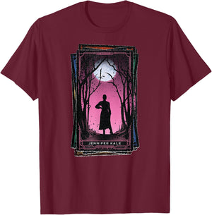 Marvel Agatha All Along Disney+ Jennifer Kale Tarot Card T-Shirt - T-Shirt | Maroon