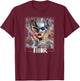 Marvel Jane Foster Mighty Thor Comic Hero Portrait T-Shirt - T-Shirt | Maroon