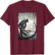 Aliens Iconic Dangerous Xenomorph Big Chest Retro Poster T-Shirt - T-Shirt | Maroon