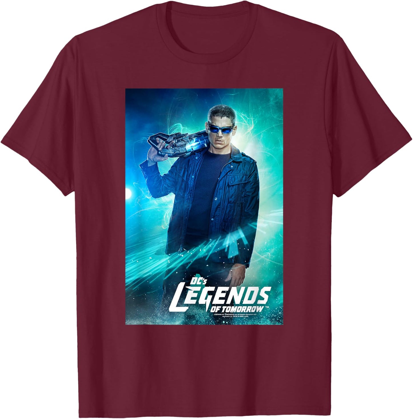 Legends of Tomorrow Captain Cold Poster T-Shirt - T-Shirt | Maroon