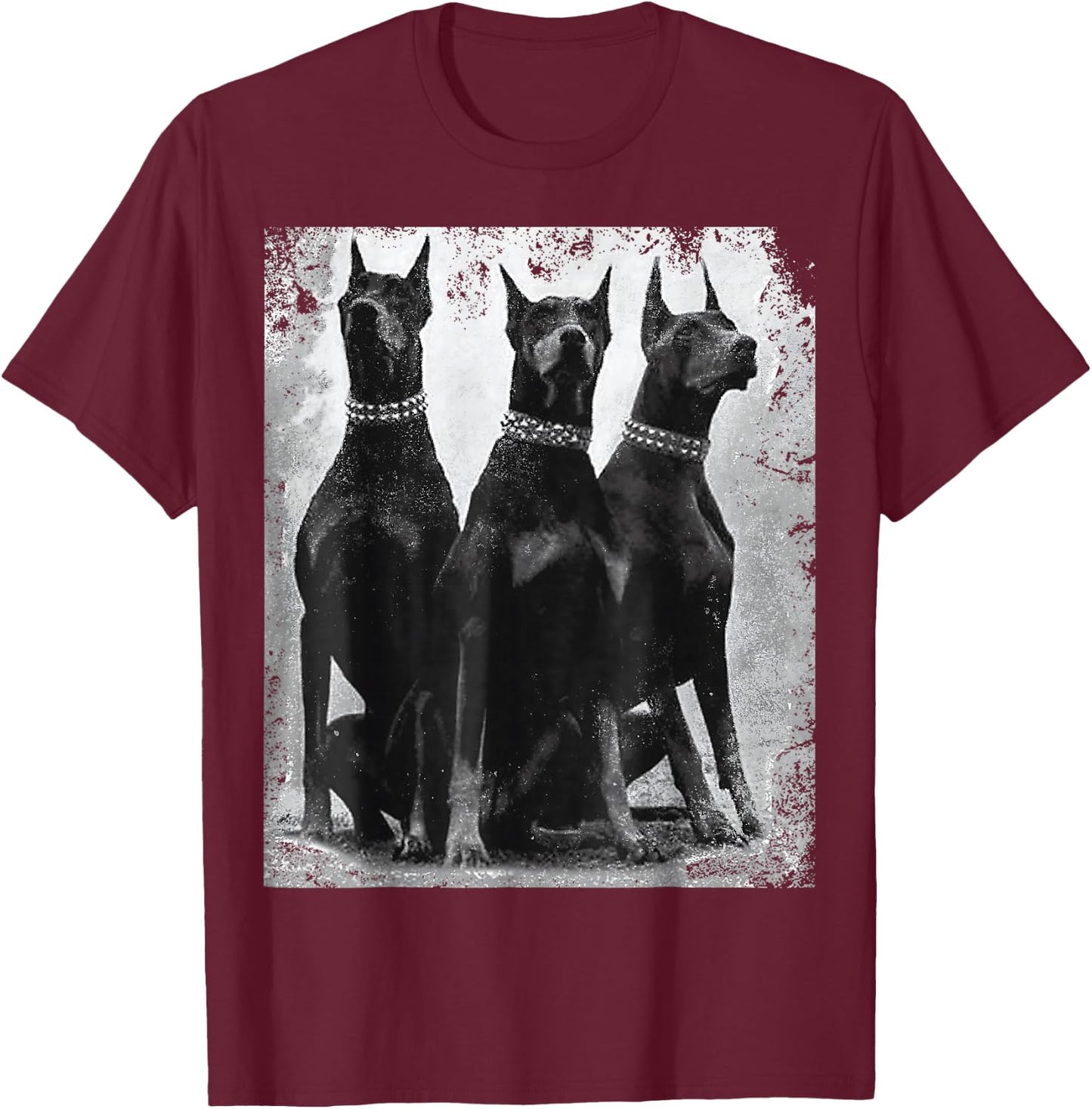 Doberman Pinscher Women T-Shirt - T-Shirt | Maroon