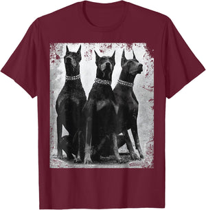 Doberman Pinscher Women T-Shirt - T-Shirt | Maroon