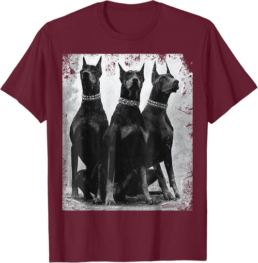 Doberman Pinscher Women T-Shirt - T-Shirt | Maroon