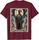 Great Dane Tarot Card Dog T-Shirt - T-Shirt | Maroon