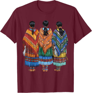 Indigenous People Mexico Native American Tarahumara Tribe T-Shirt - T-Shirt | Maroon