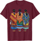 Indigenous People Mexico Native American Tarahumara Tribe T-Shirt - T-Shirt | Maroon