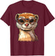 Mongoose Sunglasses T-Shirt - T-Shirt | Maroon