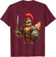 Chicken Gladiator Ancient Rome SPQR Men Women Kids T-Shirt - T-Shirt | Maroon