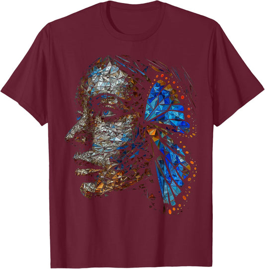Butterfly Fantasy - Artwork Animal Butterfly T-Shirt - T-Shirt | Maroon