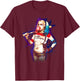 Suicide Squad Harley Quinn Bubble T-Shirt - T-Shirt | Maroon