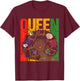 Juneteenth Black History Month Educated African Queen T-Shirt - T-Shirt | Maroon