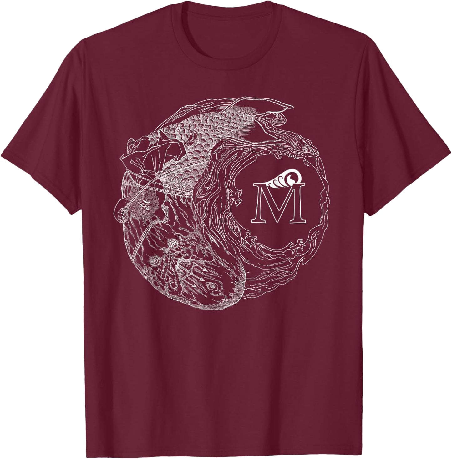 Mastodon Hearts Alive T-Shirt - T-Shirt | Maroon