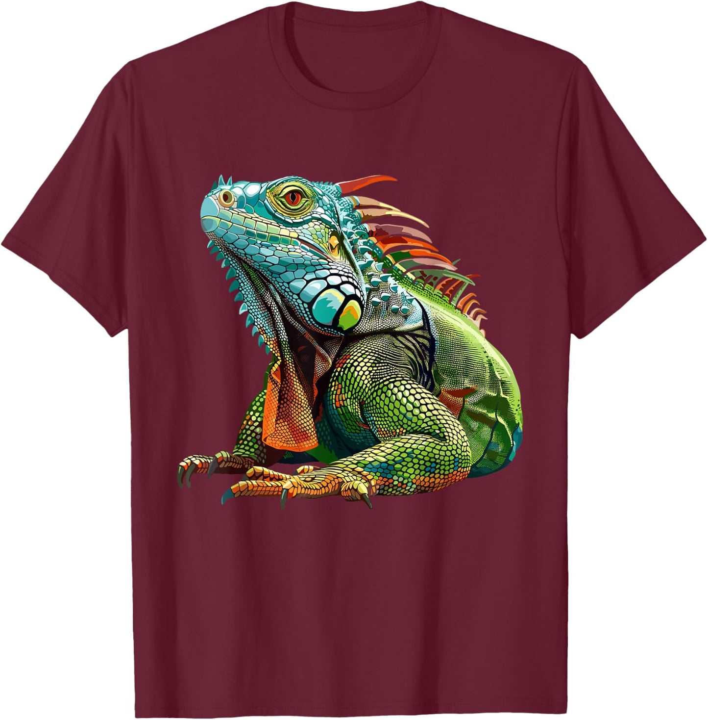 Iguana T-Shirt - T-Shirt | Maroon