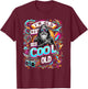 I'm Old, But Like Cool Old Shirt Funny Vintage Style T-Shirt - T-Shirt | Maroon