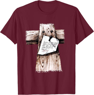 Gone To See Dad We're Fixin a Place For You Be Back Soon T-Shirt - T-Shirt | Maroon