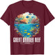 Great Barrier Reef Coral reef Fish Diving Australia T-Shirt - T-Shirt | Maroon