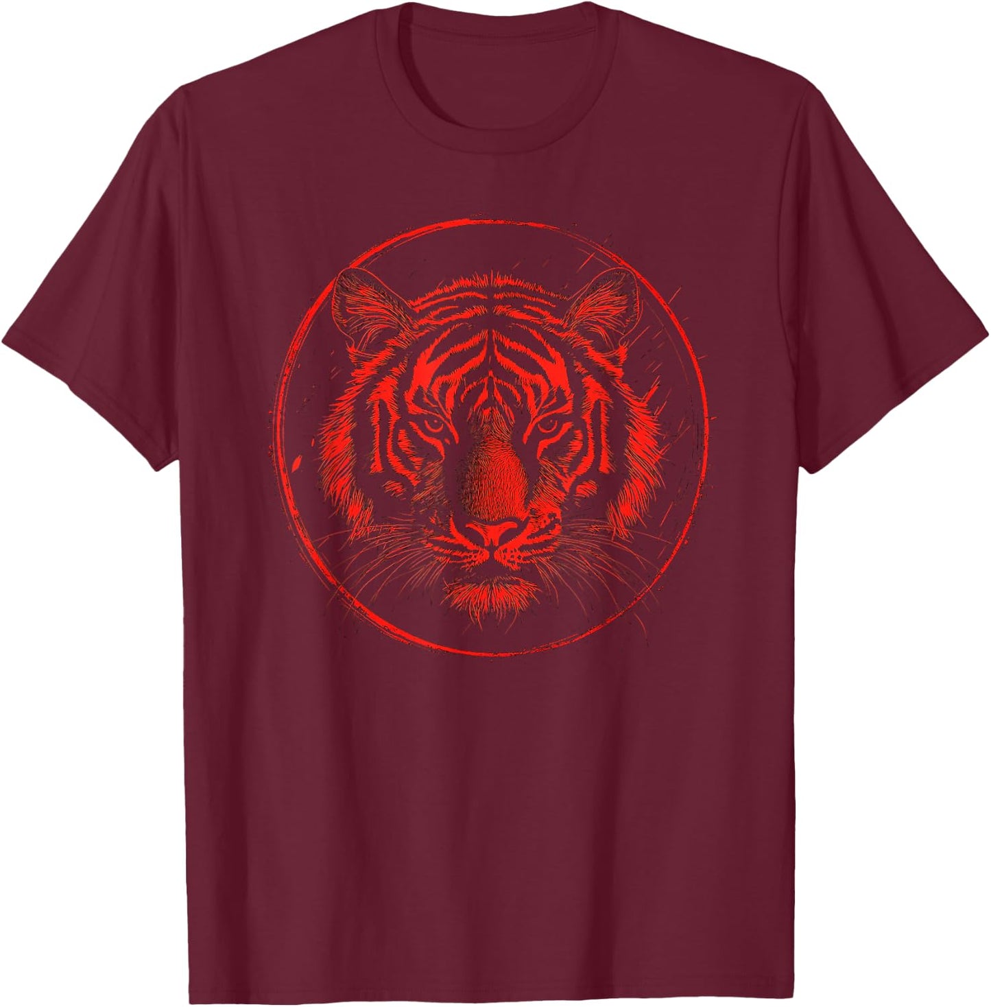 Shotokan Tigers Karate Modern Graphic T-Shirt - T-Shirt | Maroon