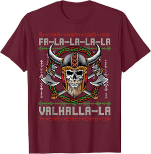 Celtic Knots - Pagan Christmas - Viking Nordic Valhalla T-Shirt - T-Shirt | Maroon