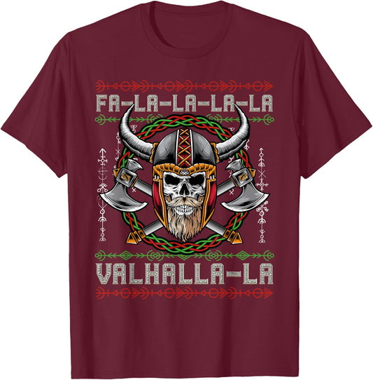 Celtic Knots - Pagan Christmas - Viking Nordic Valhalla T-Shirt - T-Shirt | Maroon