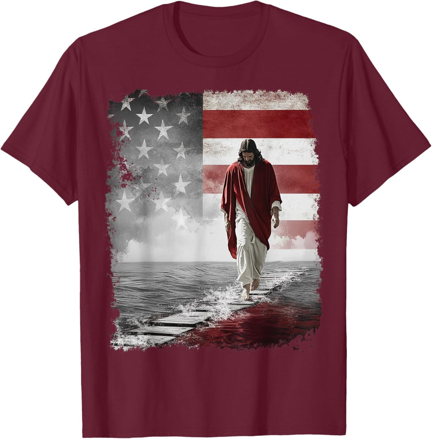 King Jesus Christ T-Shirt - T-Shirt | Maroon