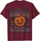 Sleepy Hollow Pumpkin Picking Farm Funny Halloween T-Shirt - T-Shirt | Maroon