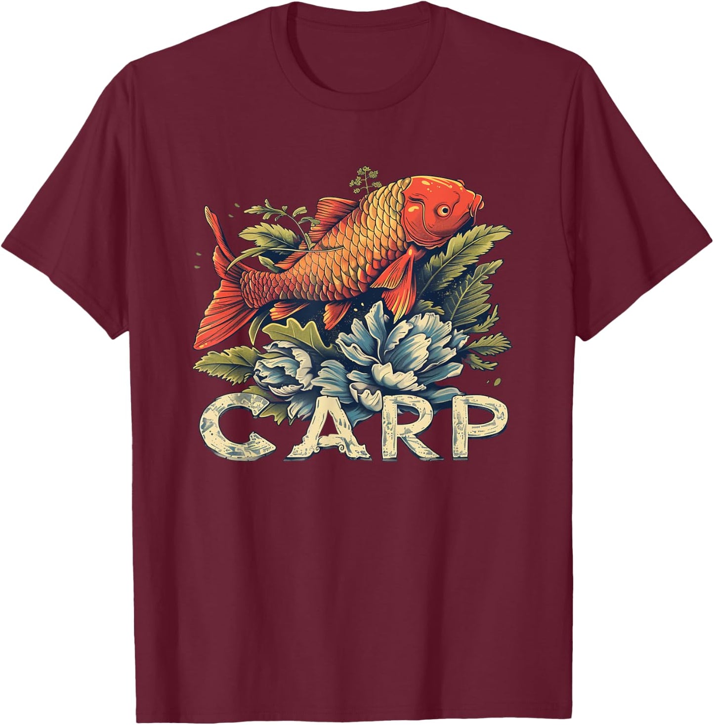 Cool Fishing Season with this Carp Costume T-Shirt - T-Shirt | Maroon