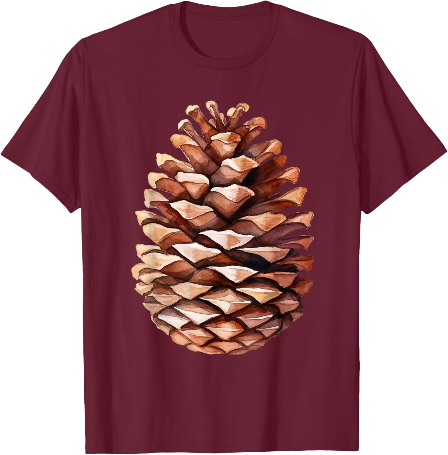 Pretend I'm A Pinecone Funny Pine Cone Easy Lazy Costume T-Shirt - T-Shirt | Maroon