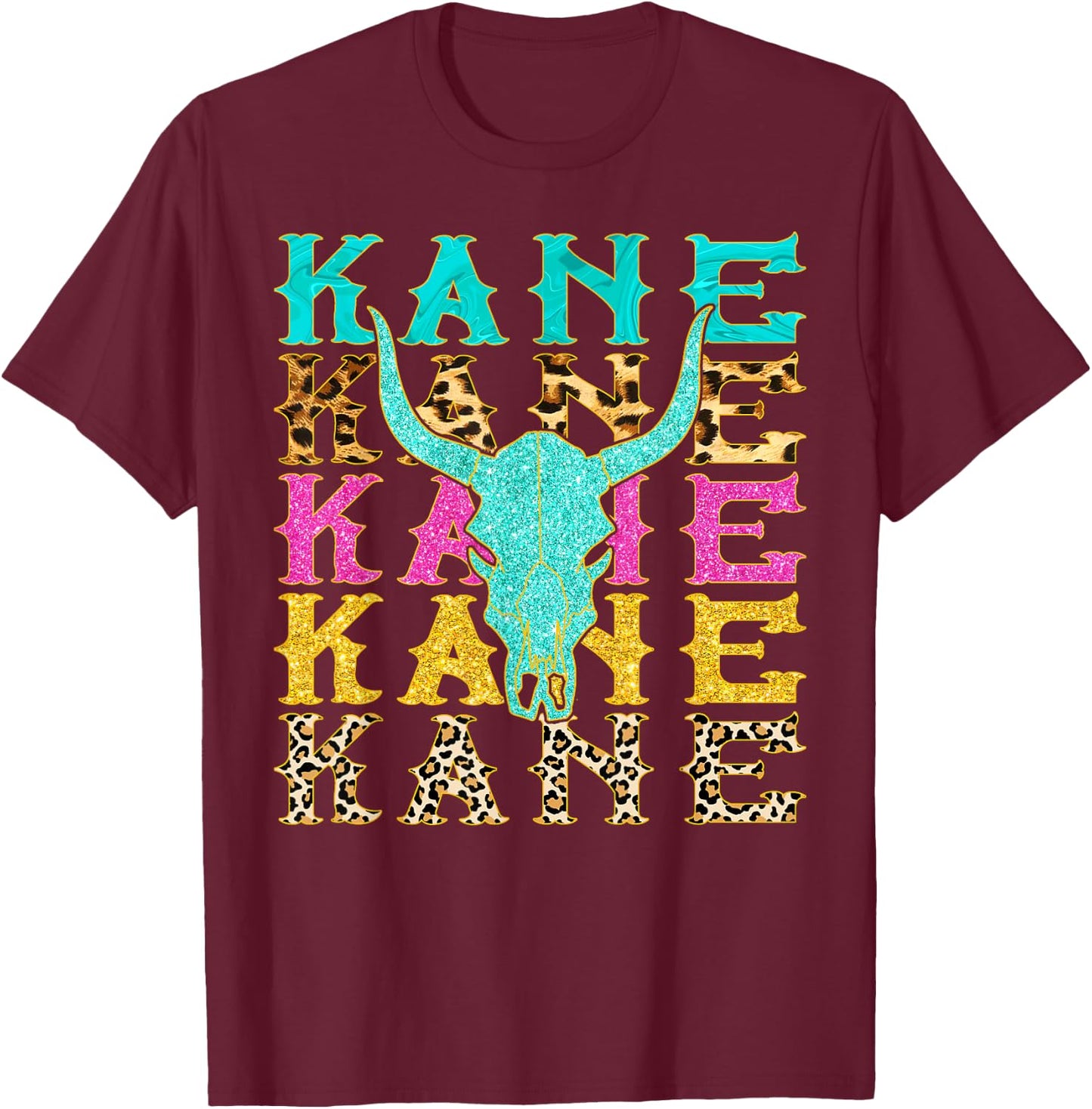 Kane 90s Personalized, Kane Birthday Idea, Kane Family Pride T-Shirt - T-Shirt | Maroon