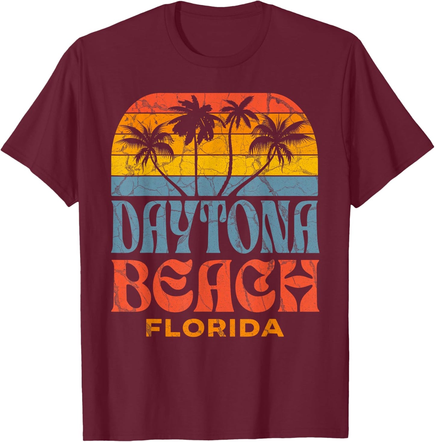 Daytona Beach Men Women Kids T-Shirt - T-Shirt | Maroon